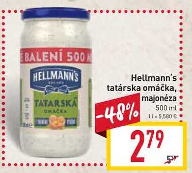 Archiv Hellmann S Tat Rska Om Ka Majon Za Ml V Akcii Platn Do