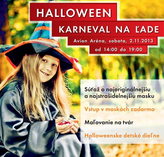 Halloween karneval na ľade