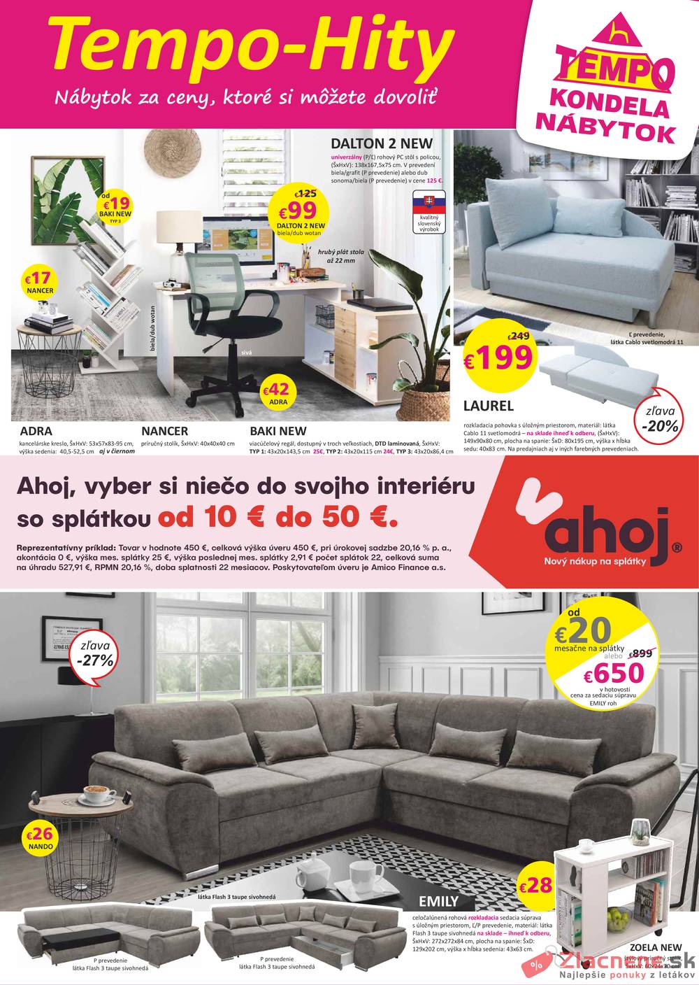 Leták Tempo Kondela Nábytok - Tempo Kondela Nábytok od 10.9. do 15.10.2019 - strana 1 Leták Tempo Kondela Nábytok - Tempo Kondela Nábytok od 10.9. do 15.10.2019 - strana 1
