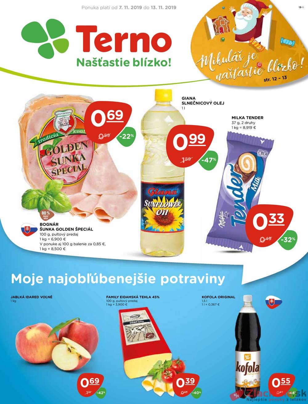 Leták TERNO - Terno od 7.11. do 13.11.2019 - strana 1 Leták TERNO - Terno od 7.11. do 13.11.2019 - strana 1