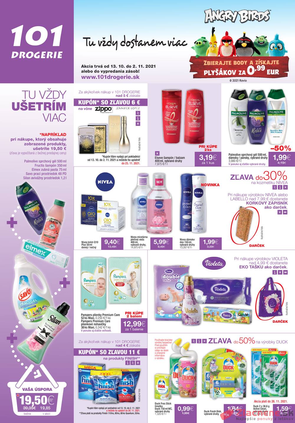 Leták 101 DROGERIE - 101 drogerie od 13.10. do 2.11.2021 - strana 1 Leták 101 DROGERIE - 101 drogerie od 13.10. do 2.11.2021 - strana 1