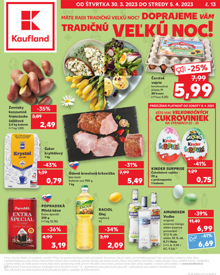 Leták Kaufland 30.3. - 5.4. - Kaufland Rimavská Sobota