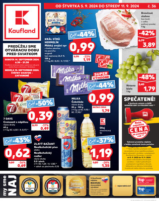 Leták Kaufland 5.9. - 11.9. - Kaufland Zvolen