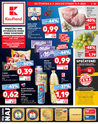 Leták Kaufland 5.9. - 11.9. - Kaufland Nové Mesto nad Váhom