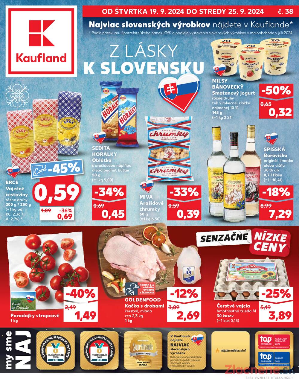 Leták Kaufland - Kaufland 19.9. - 25.9. - Kaufland Liptovský Mikuláš - strana 1