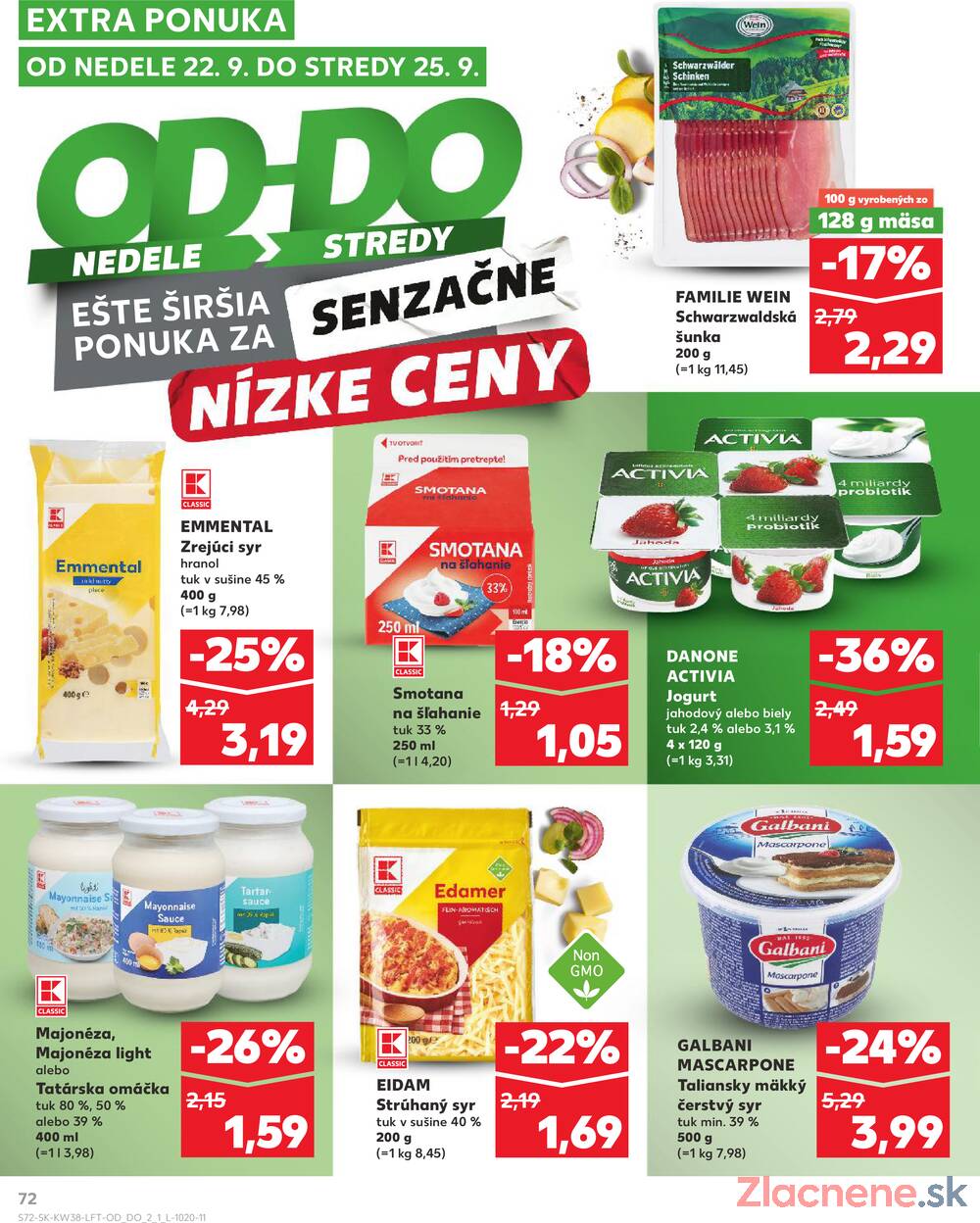 Leták Kaufland - Kaufland 19.9. - 25.9. - Kaufland Liptovský Mikuláš - strana 72