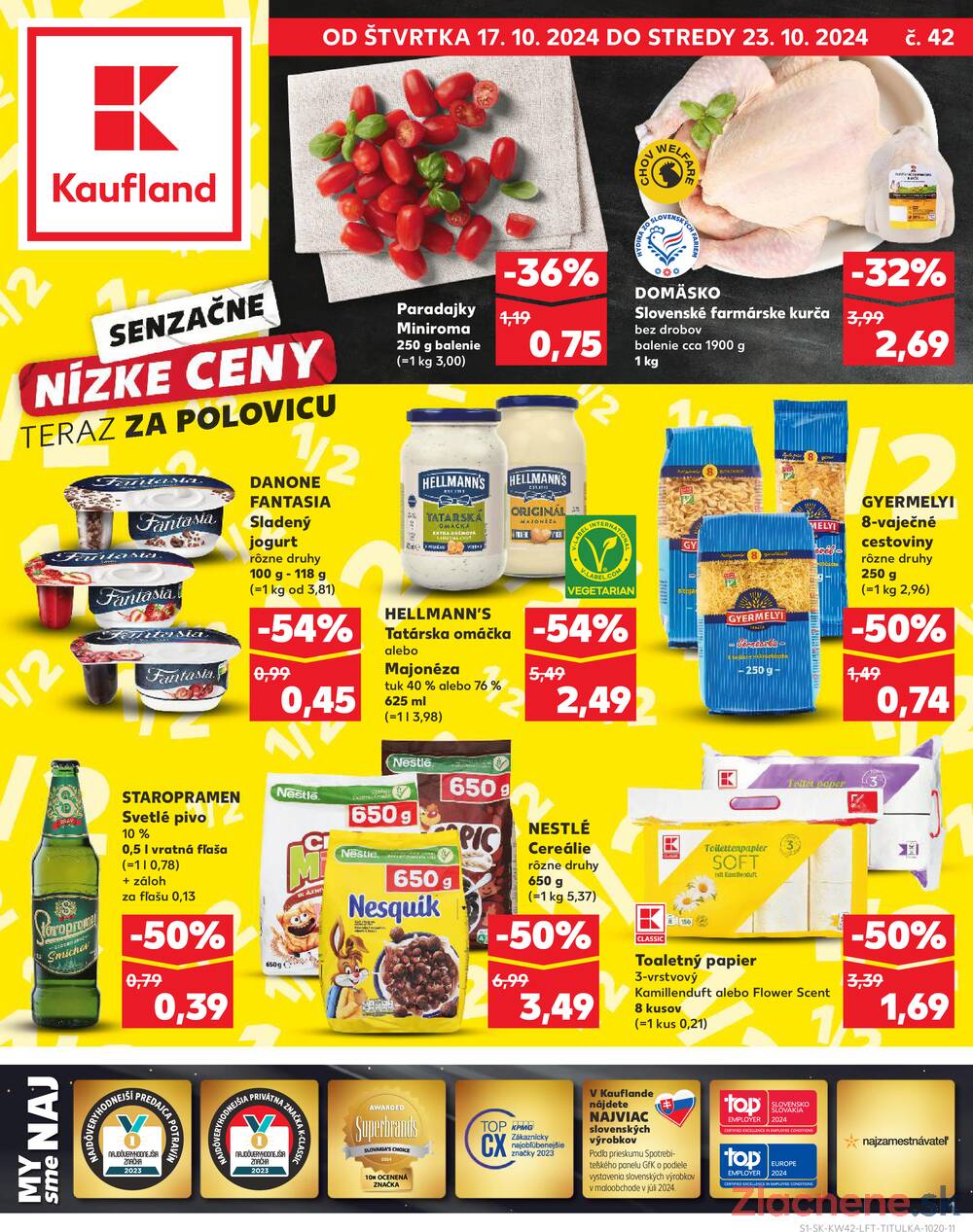 Leták Kaufland - Kaufland 17.10. - 23.10. - Kaufland (A. H. Škultétyho, Veľký Krtíš) - strana 1