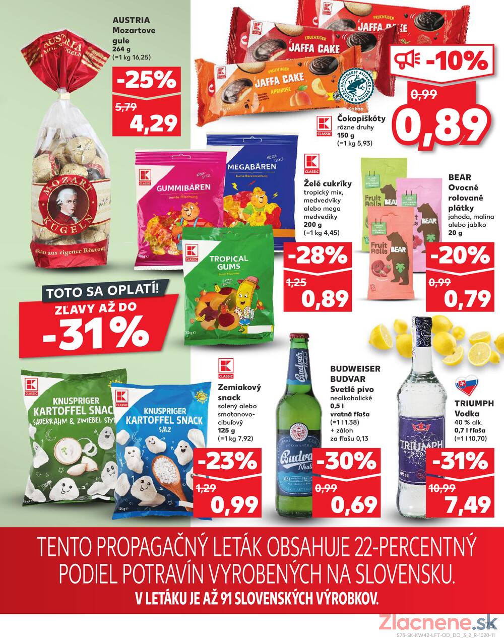 Leták Kaufland - Kaufland 17.10. - 23.10. - Kaufland Bratislava - Petržalka - strana 75