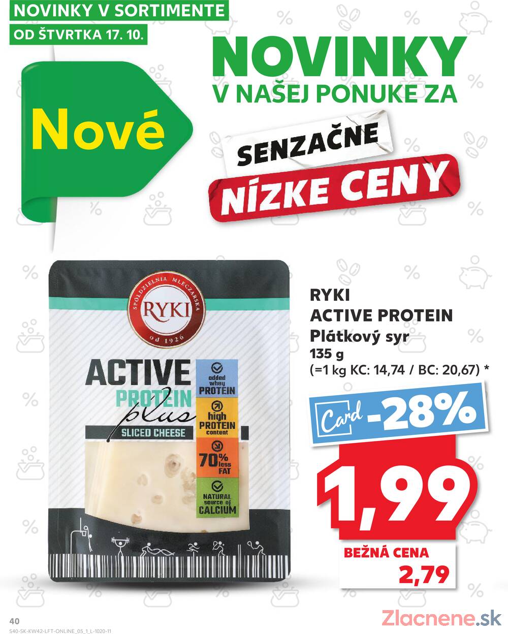 Leták Kaufland - Kaufland 17.10. - 23.10. - Kaufland Bratislava - Rača - strana 40