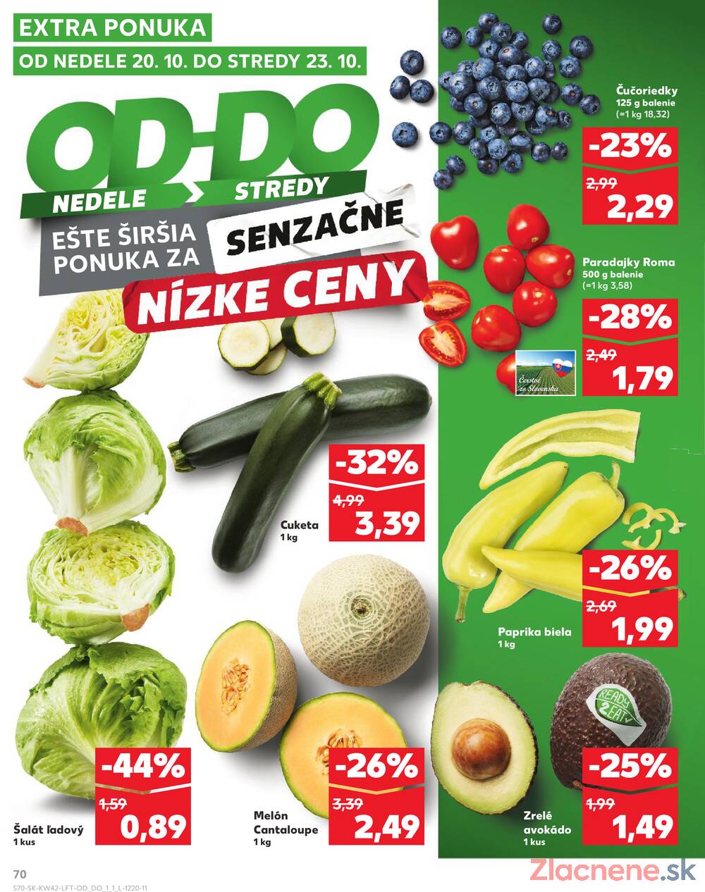 Leták Kaufland - Kaufland 17.10. - 23.10. - Kaufland Bratislava - Rača - strana 70