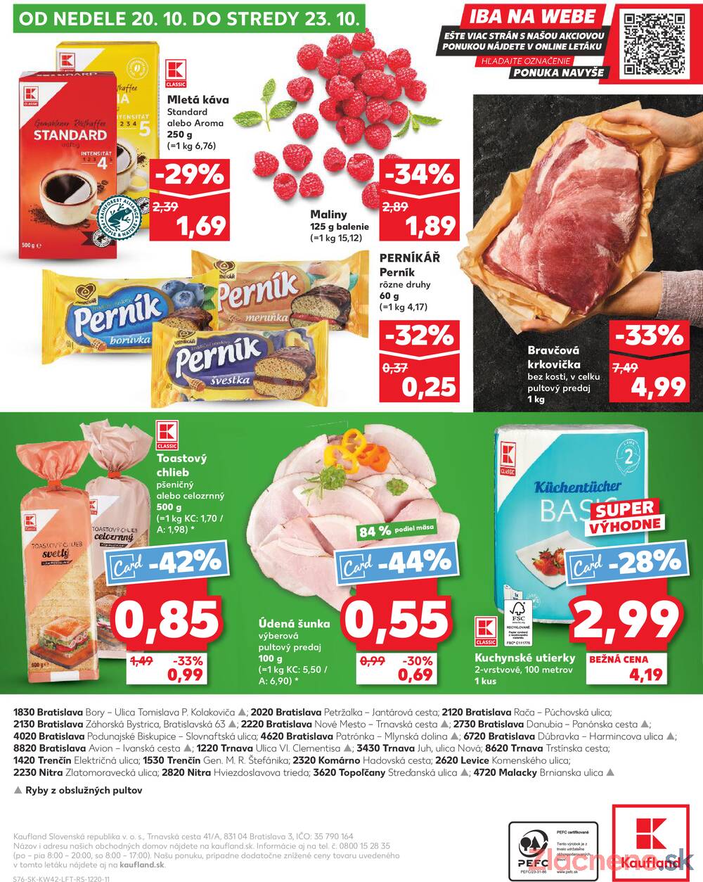 Leták Kaufland - Kaufland 17.10. - 23.10. - Kaufland Bratislava - Rača - strana 76