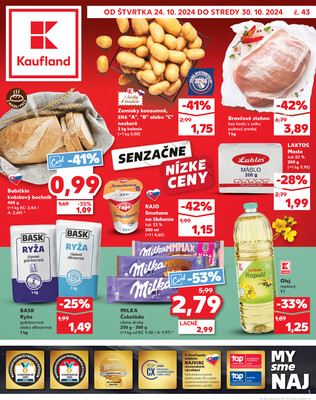 Leták Kaufland 24.10. - 30.10. - Kaufland Zvolen