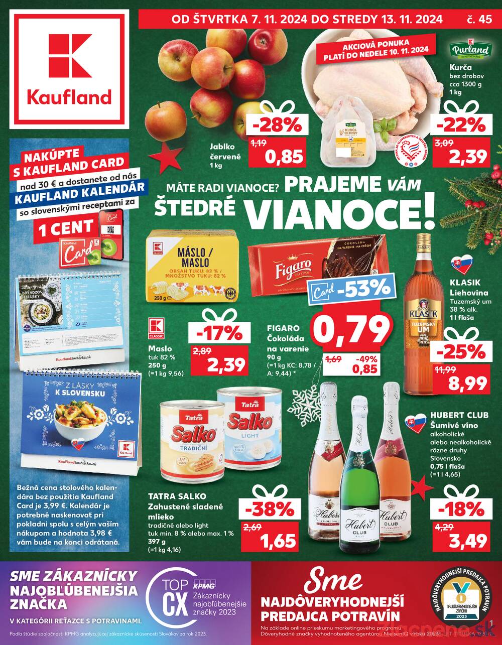 Leták Kaufland - Kaufland 7.11. - 13.11. - Kaufland Bratislava - Rača - strana 1