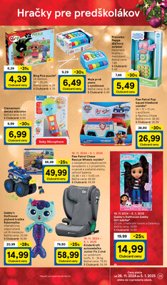 Tesco SPECIÁL velké hypermarkety  od 25.11. do 24.12.2024