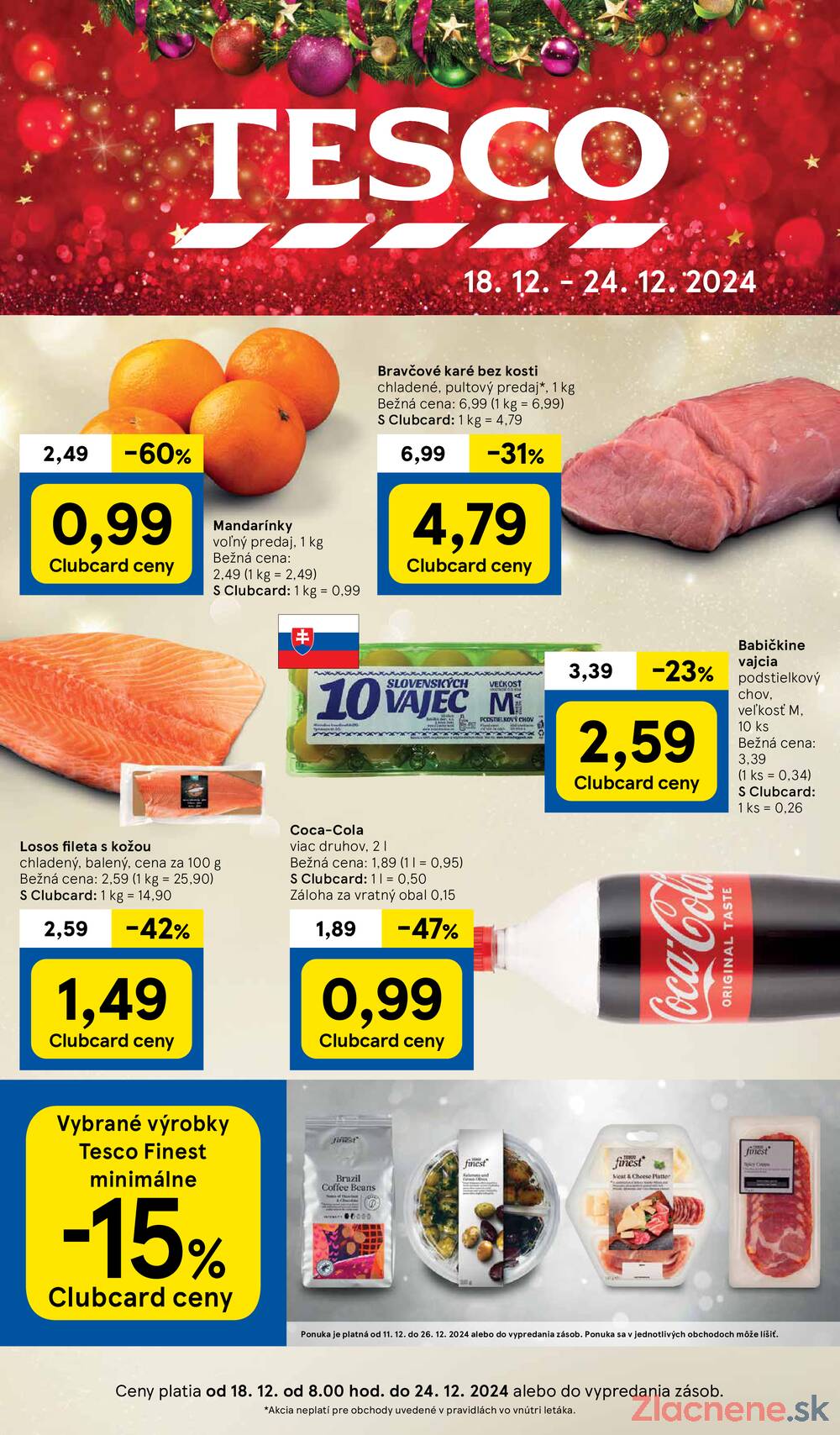 Leták Tesco - Tesco malé hypermarkety od 18.12. do 24.12.2024 - strana 1