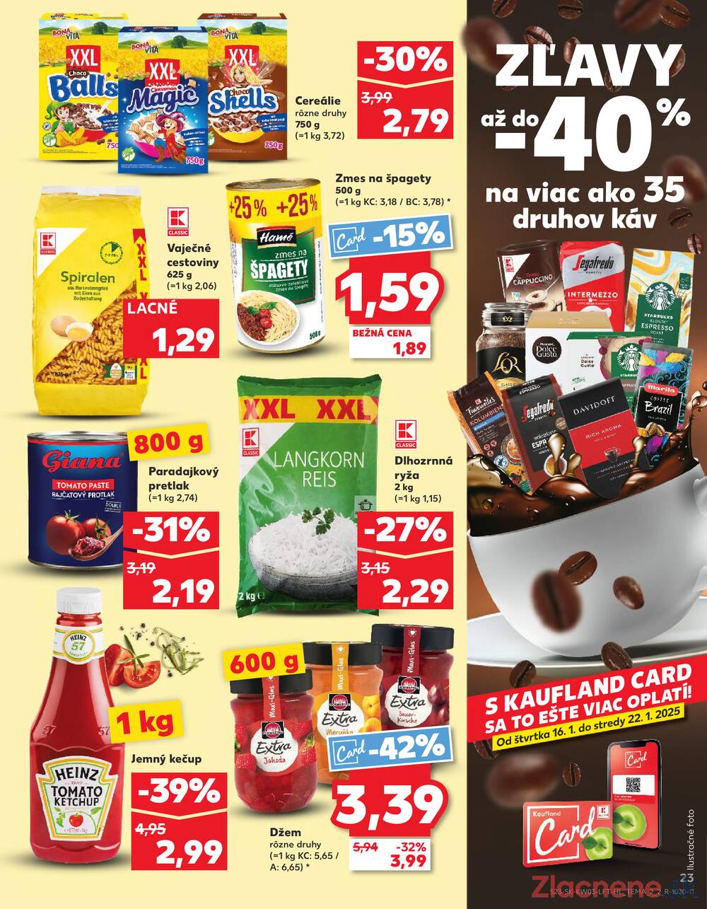 Leták Kaufland - Kaufland 16.1. - 22.1. - Kaufland Tvrdošín - strana 23