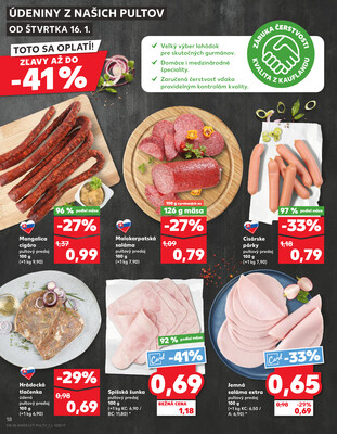 Kaufland 16.1. - 22.1. - Kaufland Tvrdošín