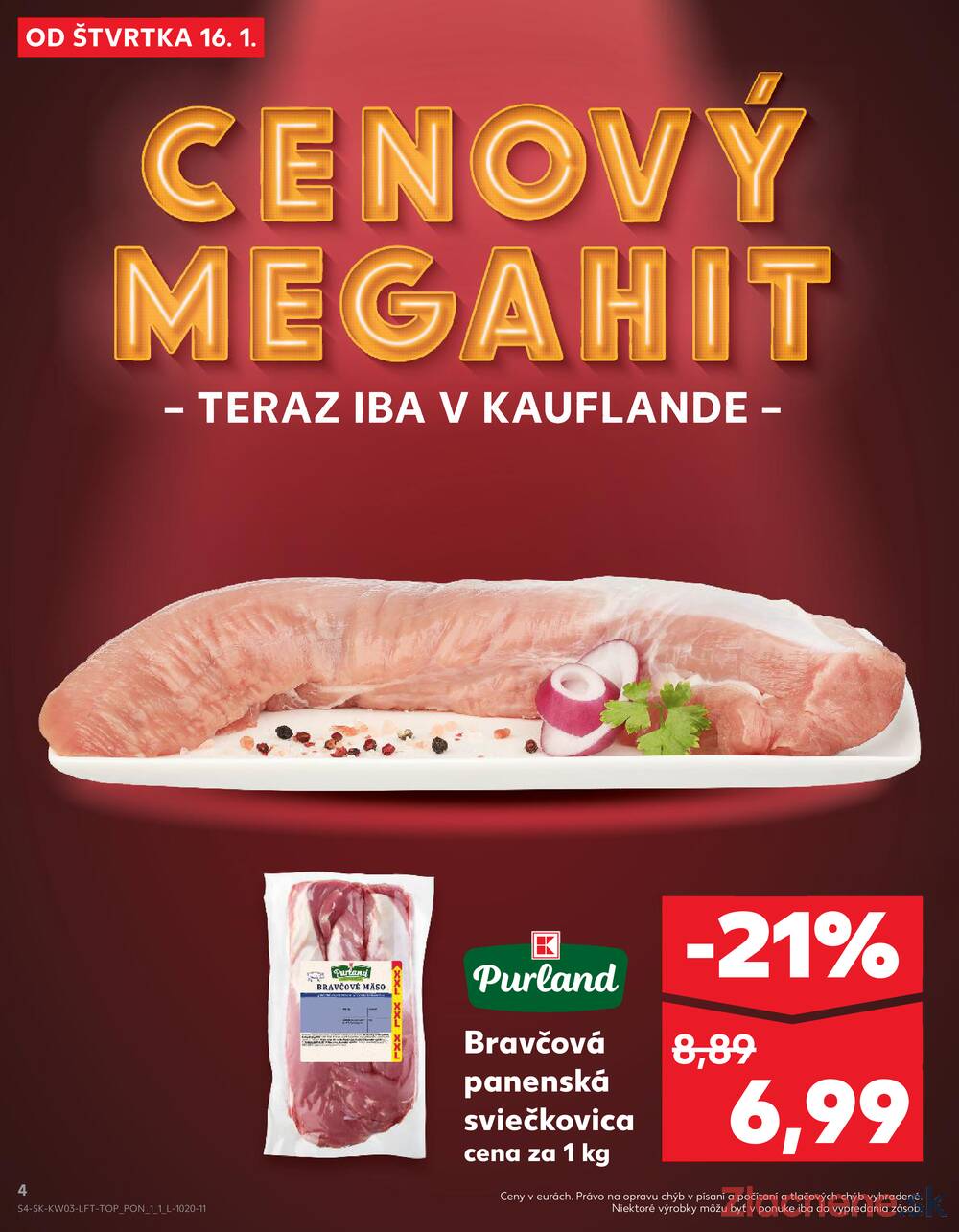 Leták Kaufland - Kaufland 16.1. - 22.1. - Kaufland Kežmarok - strana 4