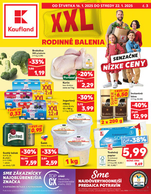 Leták Kaufland 16.1. - 22.1. - Kaufland Bratislava - Petržalka