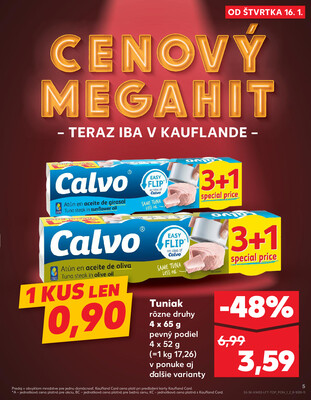 Kaufland 16.1. - 22.1. - Kaufland Topoľčany