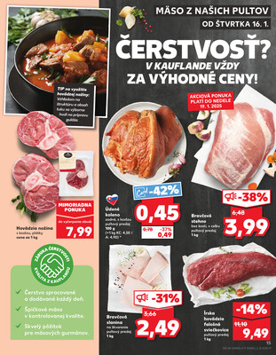 Kaufland 16.1. - 22.1. - Kaufland Topoľčany