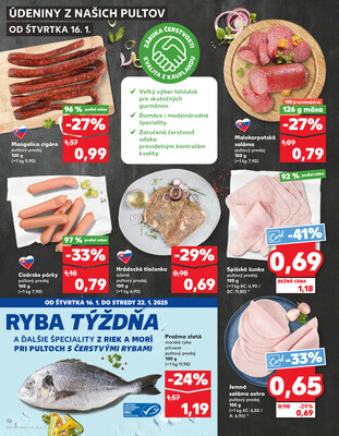 Kaufland 16.1. - 22.1. - Kaufland Topoľčany