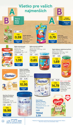 Tesco malé hypermarkety od 22.1. do 28.1.2025