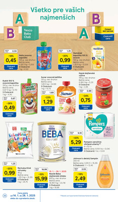 Tesco malé hypermarkety od 22.1. do 28.1.2025