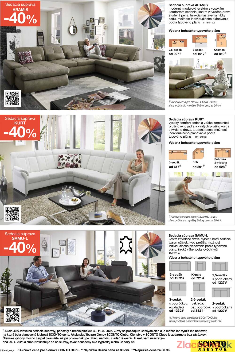Leták SCONTO nábytok - Sconto nábytok od 30.4. do 13.5.2025 - strana 3