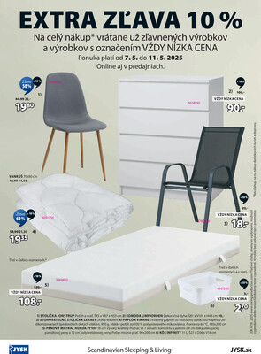 Jysk od 7.5. do 27.5.2025