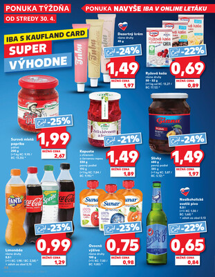 Kaufland 30.4. - 6.5. - Kaufland Detva