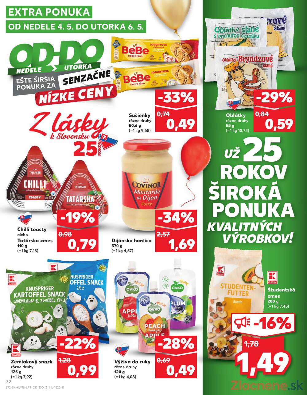 Leták Kaufland - Kaufland 30.4. - 6.5. - Kaufland Michalovce - strana 72