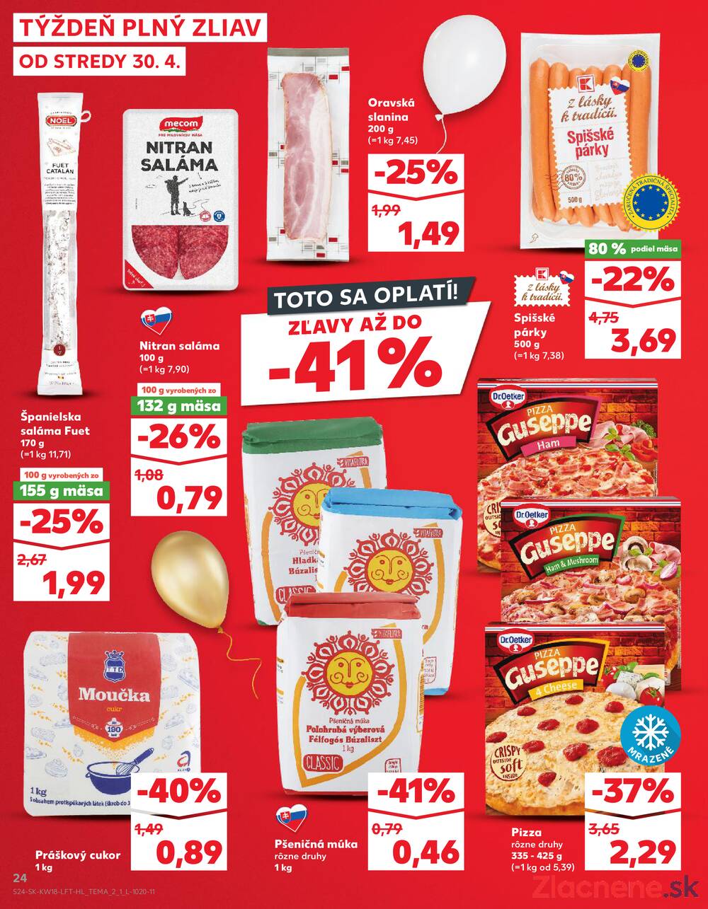 Leták Kaufland - Kaufland 30.4. - 6.5. - Kaufland Bardejov - strana 24