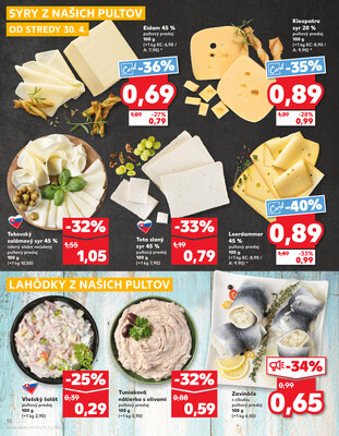 Kaufland 30.4. - 6.5. - Kaufland Bardejov