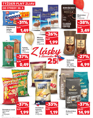 Kaufland 30.4. - 6.5. - Kaufland Poprad - Jiřího Wolkera