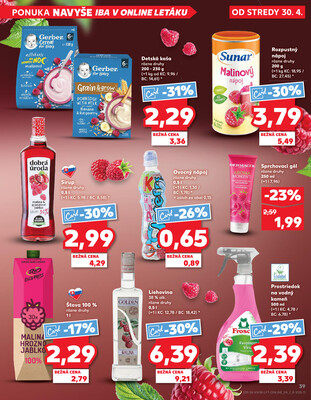 Kaufland 30.4. - 6.5. - Kaufland Poprad - Jiřího Wolkera