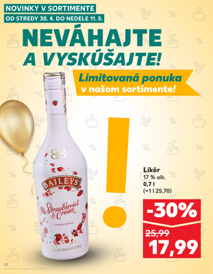 Kaufland 30.4. - 6.5. - Kaufland Poprad - Jiřího Wolkera