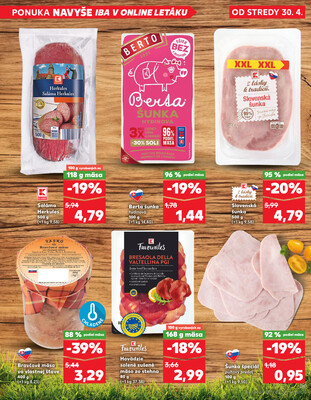 Kaufland 30.4. - 6.5. - Kaufland Bratislava - Petržalka