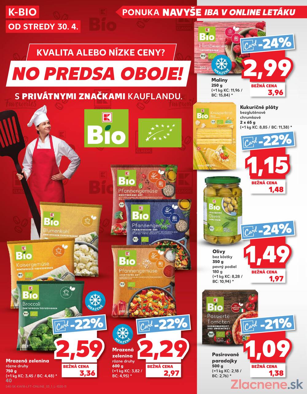 Leták Kaufland - Kaufland 30.4. - 6.5. - Kaufland Bratislava - Rača - strana 40