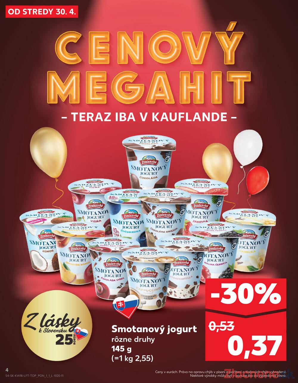 Leták Kaufland - Kaufland 30.4. - 6.5. - Kaufland (Harmincova, Bratislava - Dúbravka) - strana 4