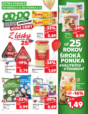 Leták Kaufland
		  platný do 6.5.2025 - strana 72