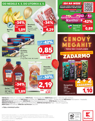 Leták Kaufland
		  platný do 6.5.2025 - strana 74