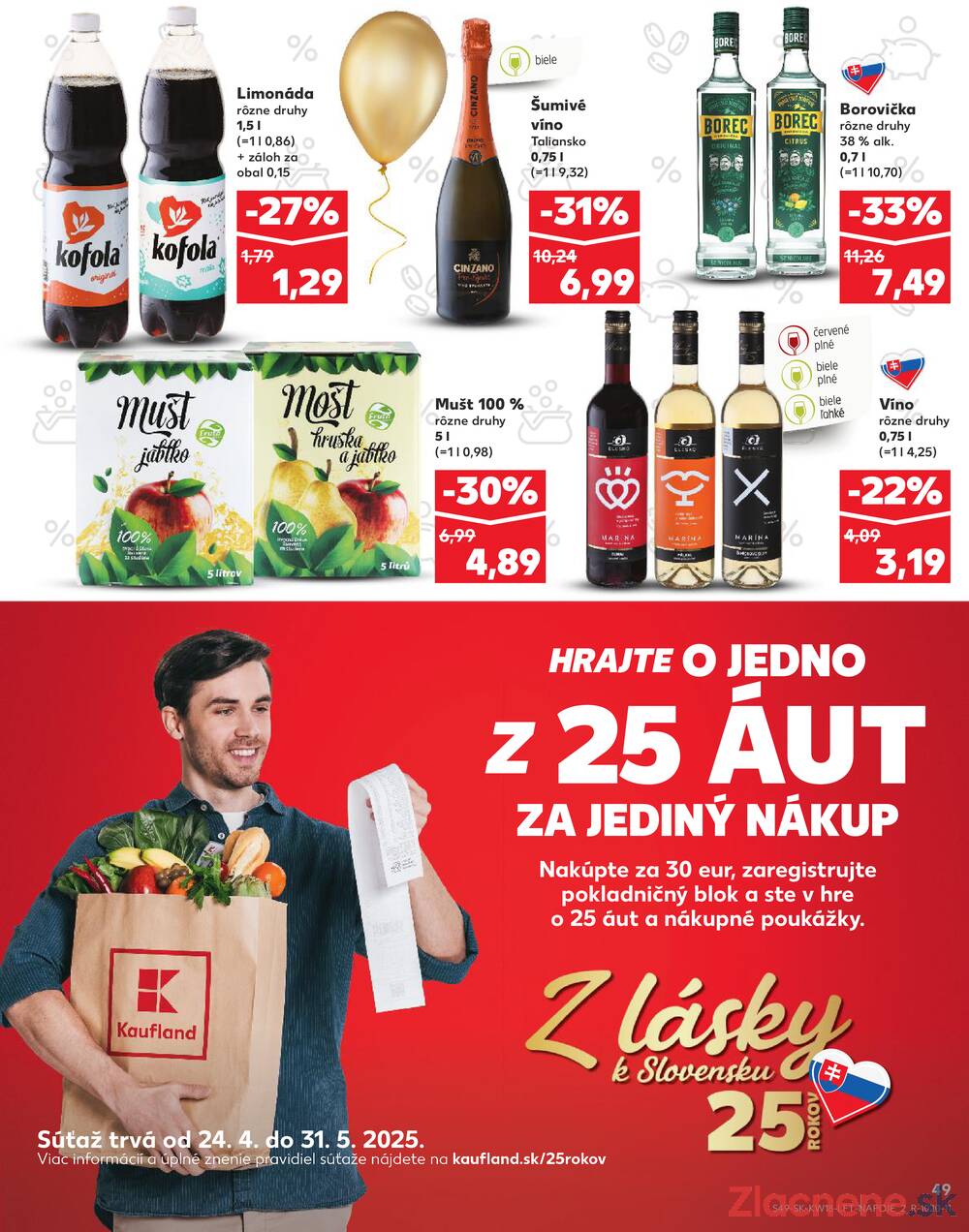 Leták Kaufland - Kaufland 30.4. - 6.5. - Kaufland Bratislava - Nové Mesto - strana 49