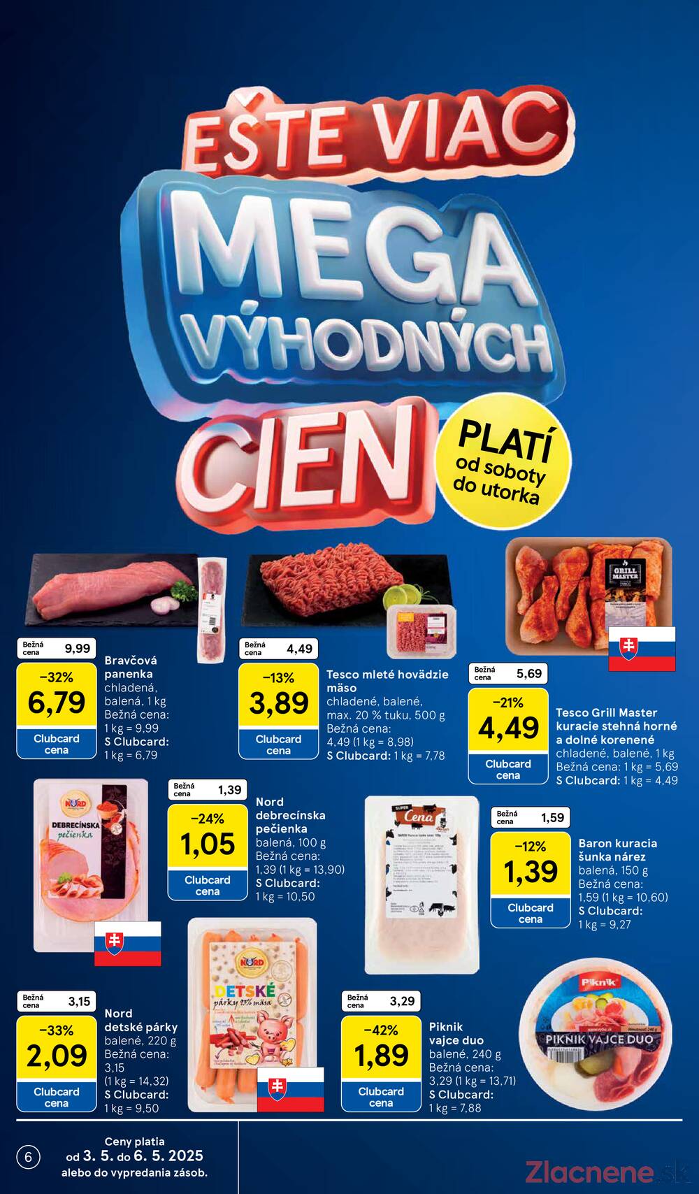 Leták Tesco - Tesco supermarkety od 30.4. do 6.5.2025 - strana 6