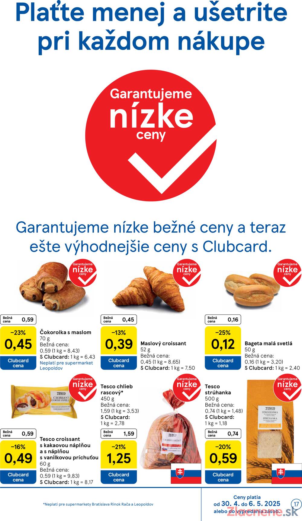 Leták Tesco - Tesco supermarkety od 30.4. do 6.5.2025 - strana 17 Leták Tesco - Tesco supermarkety od 30.4. do 6.5.2025 - strana 17
