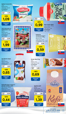 Tesco supermarkety od 30.4. do 6.5.2025