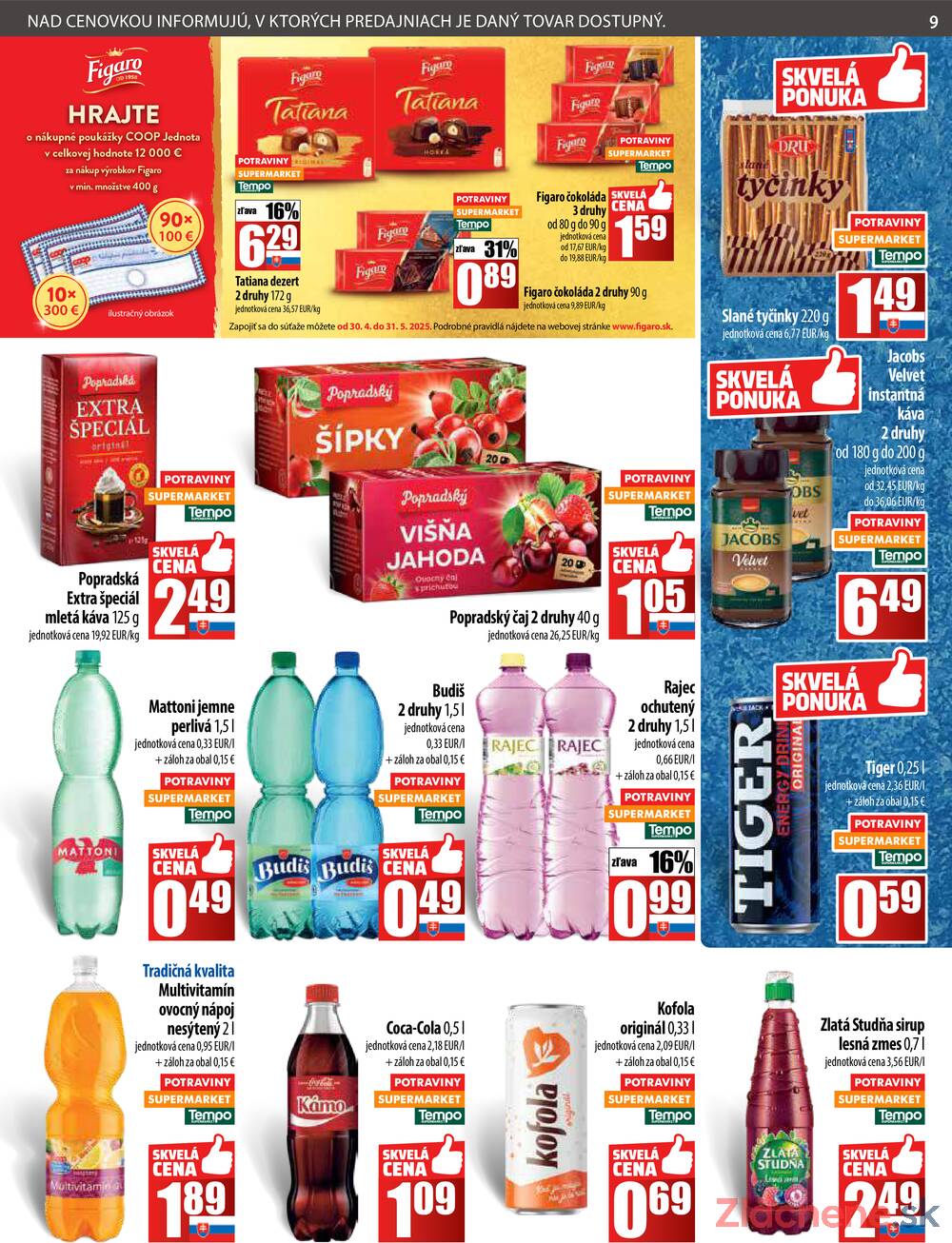 Leták COOP Jednota Slovensko - COOP do 7.5. - strana 9