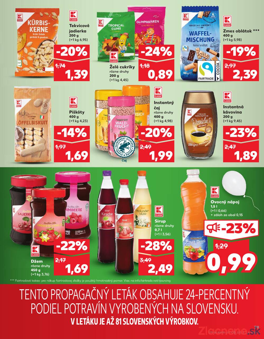Leták Kaufland - Kaufland 7.5. - 14.5. - Kaufland Ružomberok - strana 79