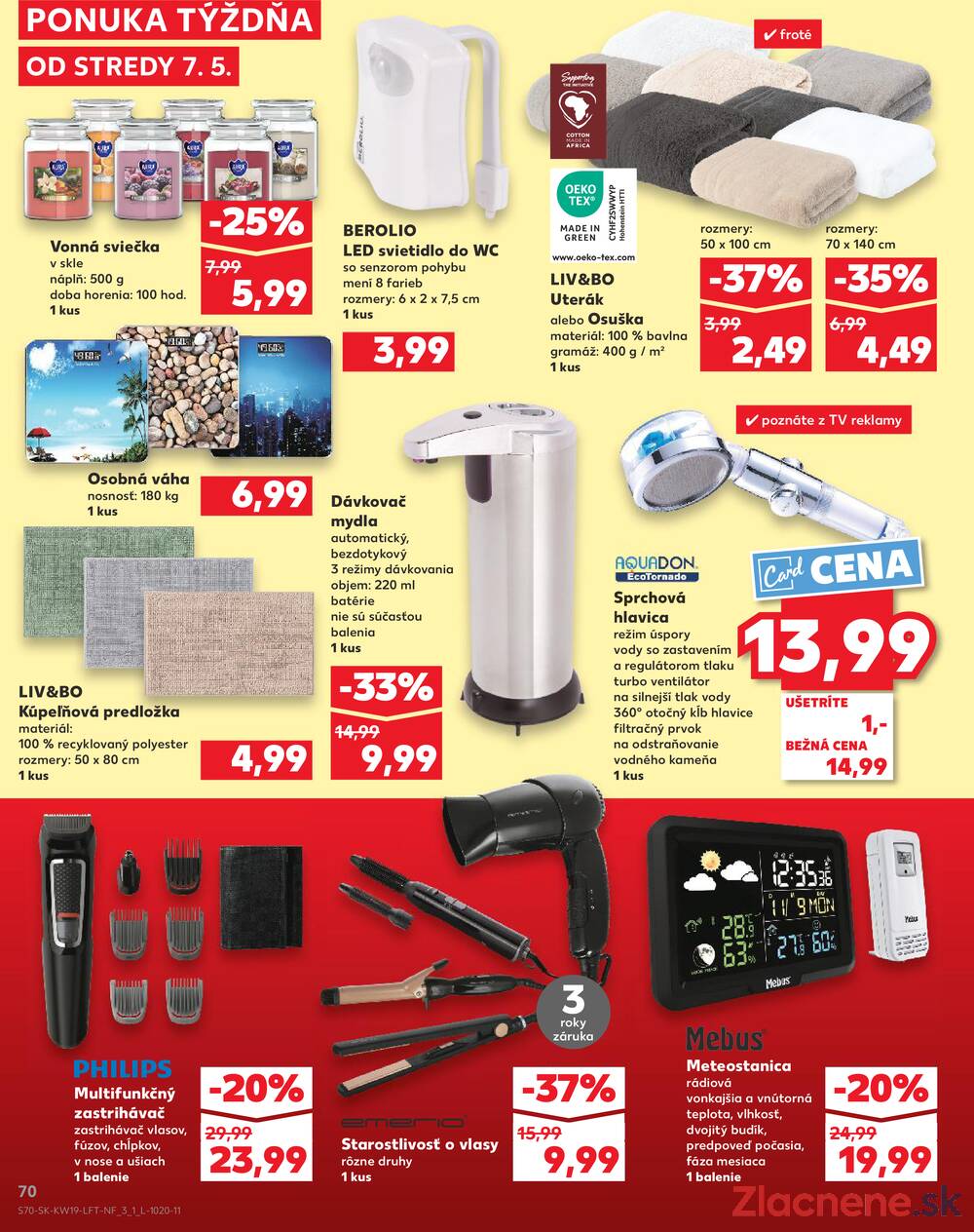 Leták Kaufland - Kaufland 7.5. - 14.5. - Kaufland Martin - strana 70