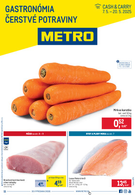 leták METRO